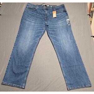 Eddie Bauer Men’s Jeans 42 x 31 Blue Relaxed Fit Specialty dyed Denim Pants